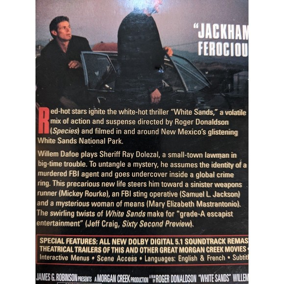 White Sands DVD - Picture 3 of 3